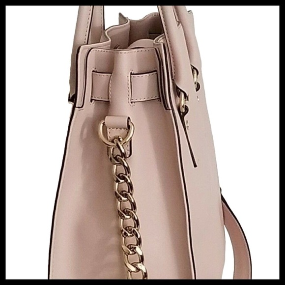 Michael Kors Hamilton Large Saffiano Leather Tote Bag Color: Ballet - Picture 7 of 11